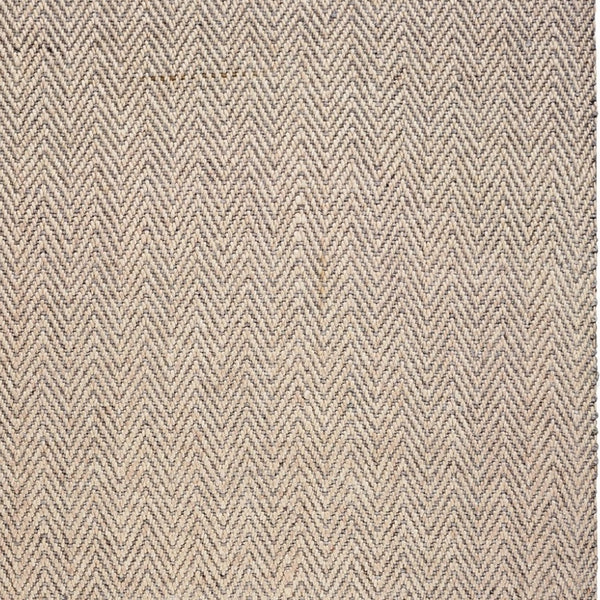 Homeroots 9' X 12' Oatmeal Beige Hand Woven Herringbone With Braided Fringe Indoor Area Rug  Wool 350266
