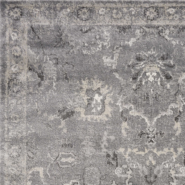 Homeroots 8' X 13' Gray Area Rug  Polypropylene 350270
