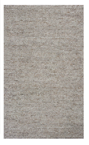 Homeroots 7' X 9'  Wool Natural Area Rug  Wool 350292