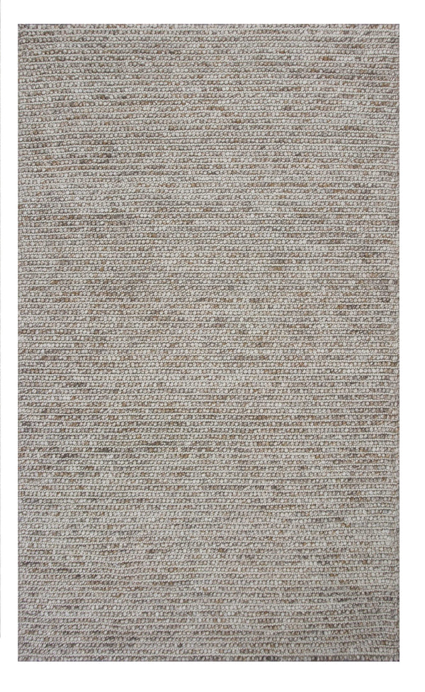 Homeroots 7' X 9'  Wool Natural Area Rug  Wool 350292