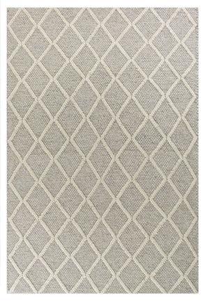 Homeroots 7' X 9'  Wool Grey Area Rug  Wool 350294