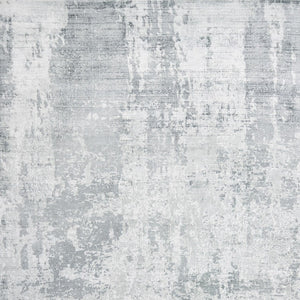 HomeRoots 5' Modern Abstract Hand-Loomed Area Rug in Dark and Light Gray – Adds Style and Warmth to Any Space 8' X 10' 350412