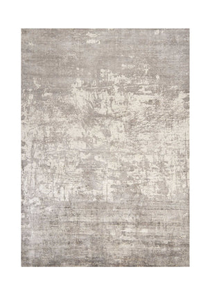 HomeRoots 5' Hand-Loomed Beige and Ivory Abstract Area Rug - Modern Elegance for Your Living Space 7' X 10' 350413