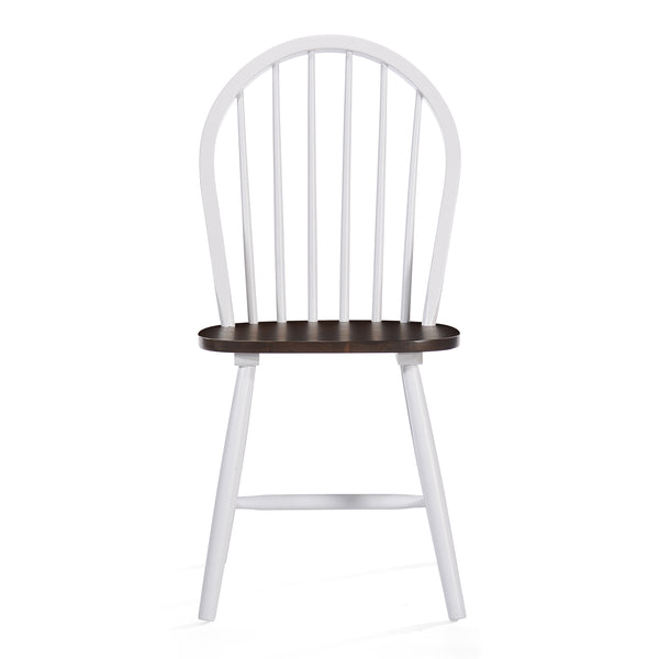English Elm Christopher Knight Home® - 36 Countryhouse Spindle Back Dining Chair 36in High Back Farmhouse Style Durable Rubberwood Seat White 56487.00WBRN