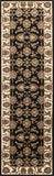 Homeroots 10' X 13' Black Ivory Machine Woven Floral Traditional Indoor Area Rug  Polypropylene 350464