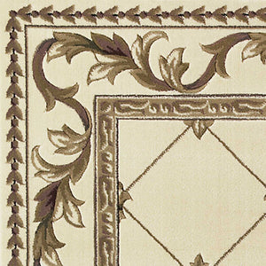 Homeroots 9' X 13'  Polypropylene Ivory Area Rug  Polypropylene 350484