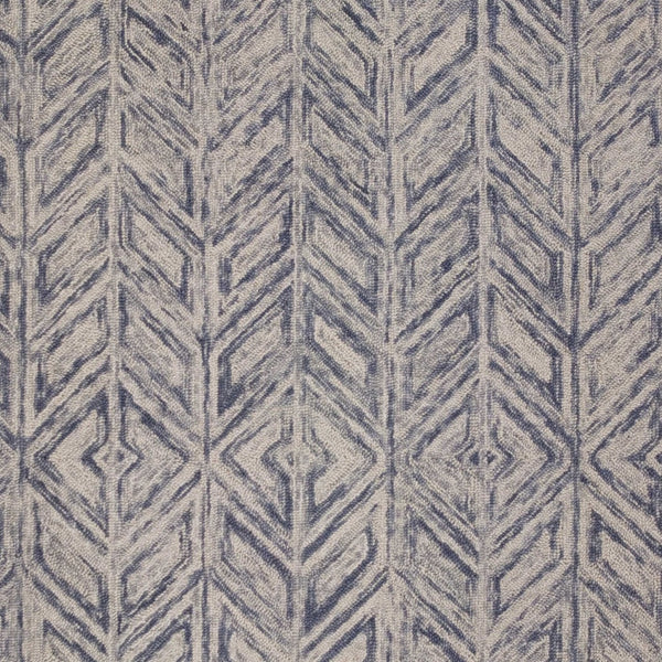 Homeroots 9' X 12' Blue Wool Hand Tufted Area Rug  Wool 350503