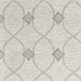 Homeroots 9' X 12' Ivory Wool Hand Tufted Area Rug  Wool 350508