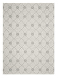 Homeroots 9' X 12' Ivory Wool Hand Tufted Area Rug  Wool 350508