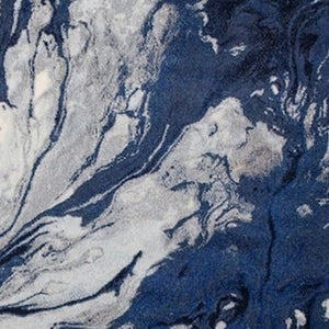 HomeRoots 9' Modern Blue-Gray and Ivory Abstract Area Rug – Durable, Stain-Resistant Design for Stylish Spaces 9' X 13' 350515