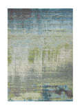 Homeroots 9' X 13'  Polypropylene Blue Or  Green Area Rug  Polypropylene 350519