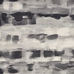 HomeRoots 10' Contemporary Abstract Area Rug in Gray, Black, and Ivory - Durable, Stylish, Easy to Clean 10' X 13' 350524