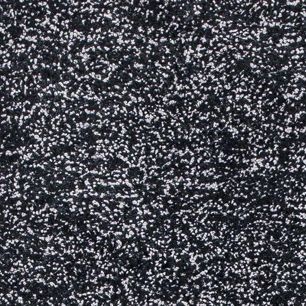 HomeRoots 8' Hand-Woven Black and White Round Rug - Artisan Crafted, Durable, Contemporary Style for Your Home 9' X 13' 350539