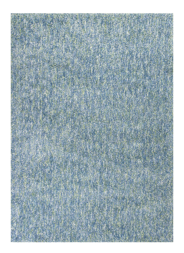 Homeroots 9' X 13' Blue And Beige Hand Woven Area Rug  Polyester 350544