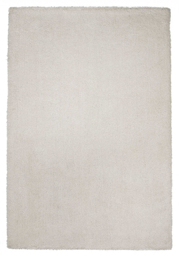 HomeRoots 8' Ivory Hand-Woven Round Rug – Timeless Artisanal Design for Elegant Living Spaces and Durability 9' X 13' 350555