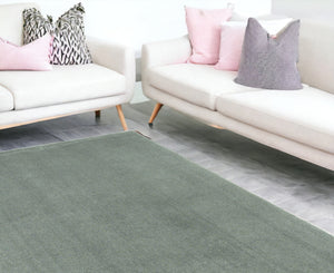 Homeroots 9' X 13' Slate Blue Indoor Shag Rug  Polyester 350559