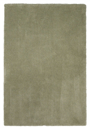 HomeRoots 9' Hand Woven Sage Area Rug - Elevate Your Space with Contemporary Elegance and Lasting Durability 9' X 13' 350562