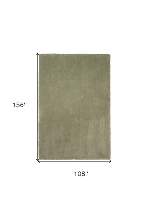 HomeRoots 9' Hand Woven Sage Area Rug - Elevate Your Space with Contemporary Elegance and Lasting Durability 9' X 13' 350562