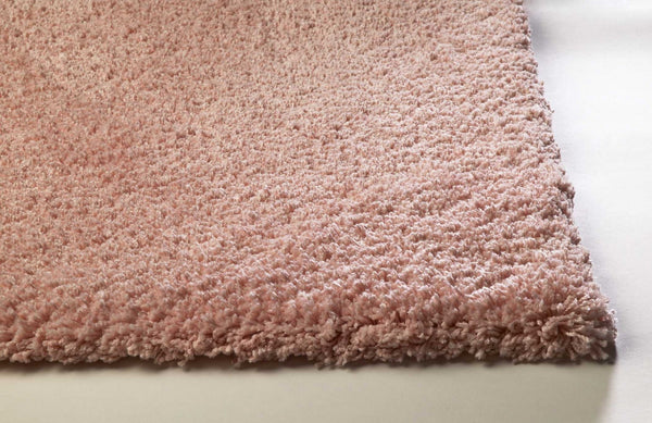HomeRoots 8' Hand-Woven Pink Round Rug - Artisanal Charm, Soft Polyester, Durable & Stylish for Any Space 9' X 13' 350565