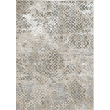 Homeroots 10' X 13' Sand Silver Area Rug  Polyester 350571