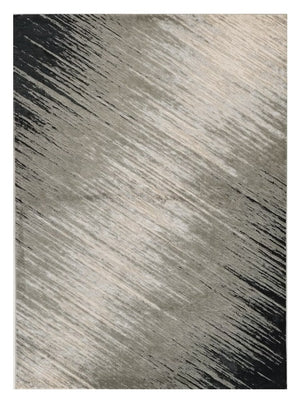 Homeroots 9' X 13'  Polyester Silver Grey Area Rug  Polyester 350572