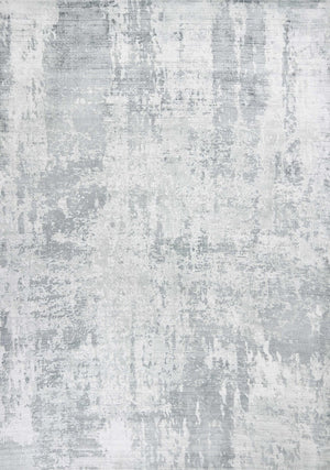 HomeRoots 5' Modern Abstract Hand-Loomed Area Rug in Dark and Light Gray – Adds Style and Warmth to Any Space 9' X 12' 350590