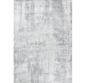 HomeRoots 5' Modern Abstract Hand-Loomed Area Rug in Dark and Light Gray – Adds Style and Warmth to Any Space 9' X 12' 350590