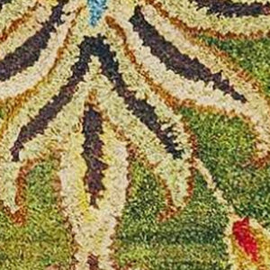 Homeroots 9' X 13' Wool Emerald Green Area Rug  Wool 350609