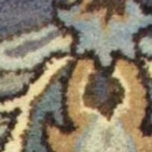 HomeRoots 9' Hand-Tufted Wool Floral Area Rug in Dark Gray, Green, and Brown for Timeless Elegance 9' X 13' 350610