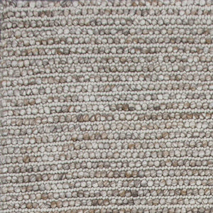 Homeroots 9' X 13' Natural Beige Hand Woven Knobby Loop Indoor Area Rug  Wool 350616