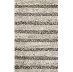 Homeroots 9' X 13' Wool Grey Or  White Area Rug  Wool 350617