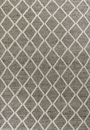 Homeroots 9' X 13' Wool Dark Grey Area Rug  Wool 350619