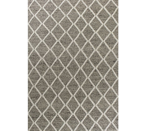 Homeroots 9' X 13' Wool Dark Grey Area Rug  Wool 350619