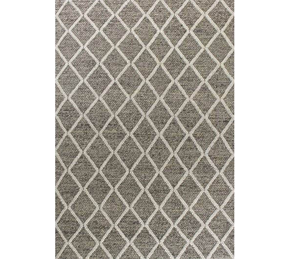 Homeroots 9' X 13' Wool Dark Grey Area Rug  Wool 350619