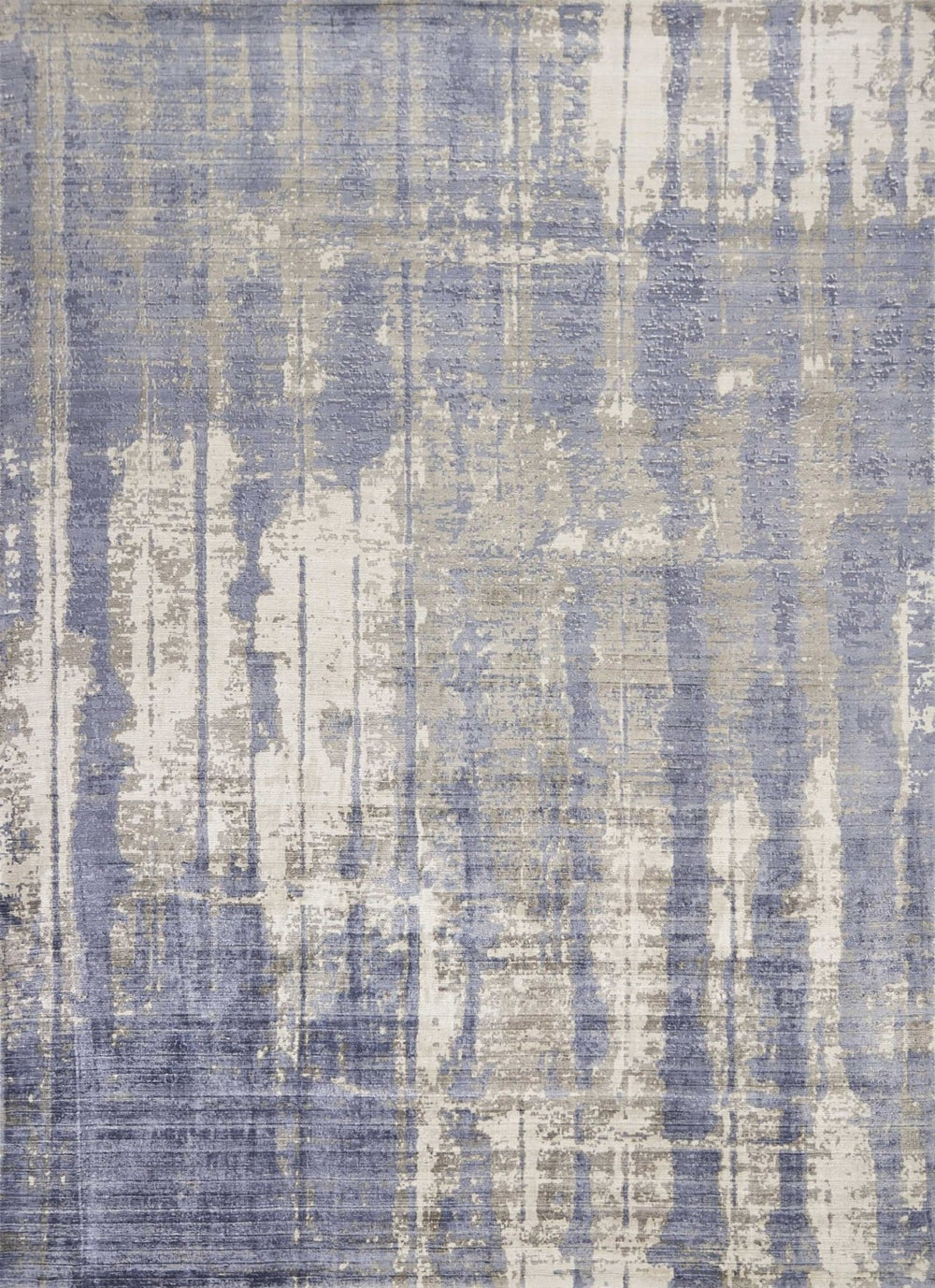 HomeRoots 9' Gray and Ivory Abstract Area Rug - Hand-Loomed Artisan Craftsmanship for Modern Living Spaces 9' X 13' 350640