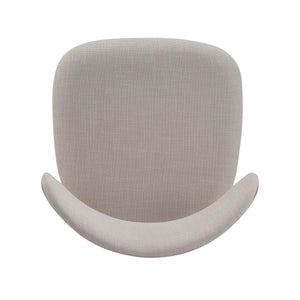 English Elm Christopher Knight Home® - Modern Walnut Side Chair Set Of 2: Beige Upholstery, Solid Wood Frame & Foam Cushion For Comfort N768P331579W