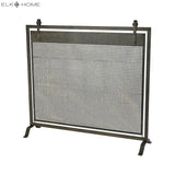 Bannockburn Fire Screen - Black 351-10507 Elk Home