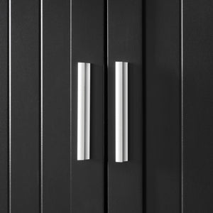 English Elm 70.9" High Freestanding Tall Bathroom Cabinet with Soft-Close Doors, Drawer & Adjustable Shelves for Organized Living Black N729P272001B