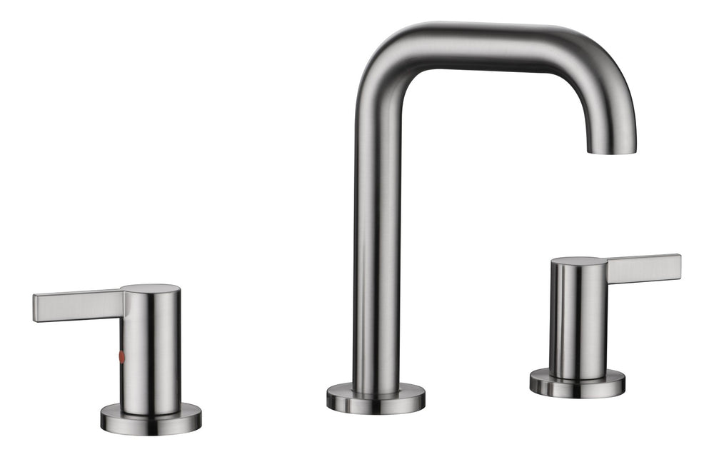 English Elm Bathroom Widespread Faucet Matte Black Dual Handle with Swivel Spout Supply Lines B2724P501297