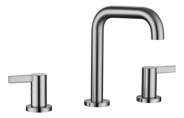 English Elm Bathroom Widespread Faucet Matte Black Dual Handle with Swivel Spout Supply Lines B2724P501297