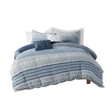 Urban Habitat Calum Modern/Contemporary Cotton Jacquard Duvet Cover Set UH12-2351 Navy