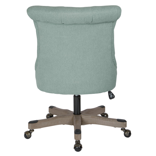 OSP Home Furnishings Hannah Tufted Office Chair Mist