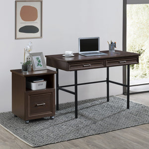 OSP Home Furnishings Jefferson Rolling File Espresso