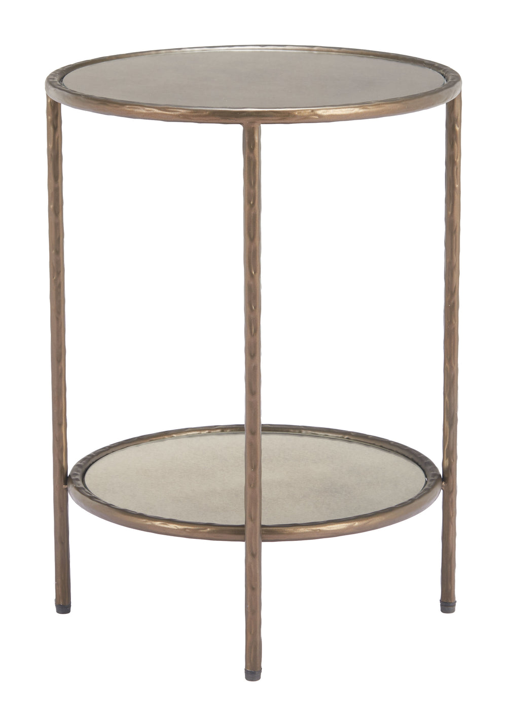 Zuo Modern Anelli Side Table In Bronze - Modern Elegance With Glass & Steel For Versatile Home Décor Solutions Bronze Glass,Steel 110535-zuo-modern