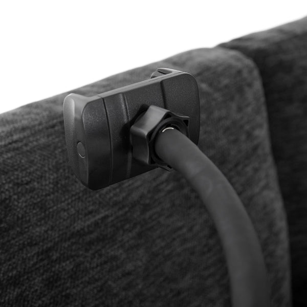 English Elm Modern Sectional Sofa: Versatile U-Shaped Couch With Usb Ports, Movable Ottoman & Lumbar Pillows N719S002050B