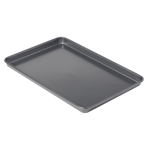 Lenox Bliss Carbon Steel Bakeware with Silicone Nonstick Coating for Even Browning and Baking 10x15 Cookie Sheet 35217L21