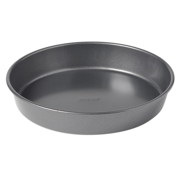Lenox Bliss Carbon Steel Bakeware with Silicone Nonstick Coating for Even Browning and Baking 9" Round Cake Pan 35224L21