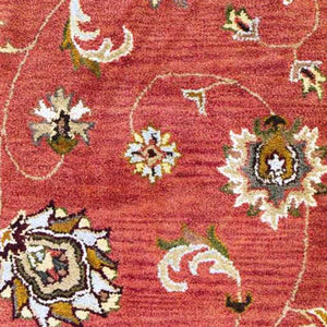 Homeroots 2' X 7' Sienna Floral Vines Wool Runner Rug  Wool 352319
