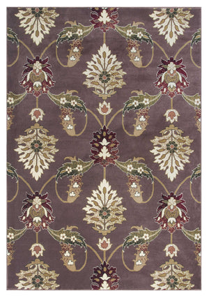 Homeroots 5' X 8' Purple Area Rug  Polypropylene 352412