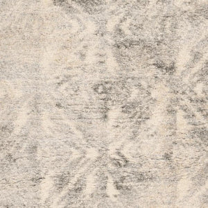 HomeRoots 7' Modern Gray and Ivory Diamond Area Rug - Durable, Stylish Design for Any Decor Style, 94" x 118" 5' X 8' 352491